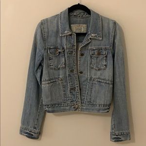 Abercrombie Denim Cropped Jacket